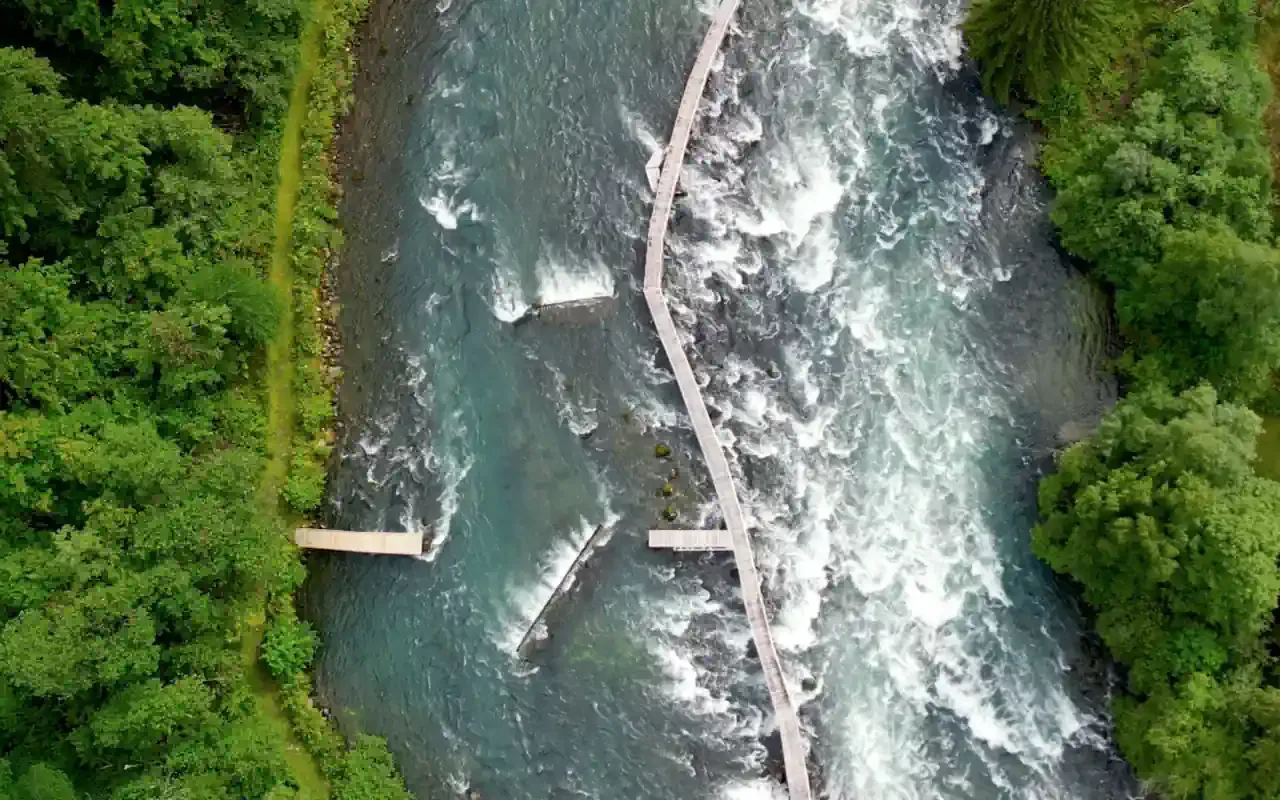 The platforms of despair on the Aaroy River